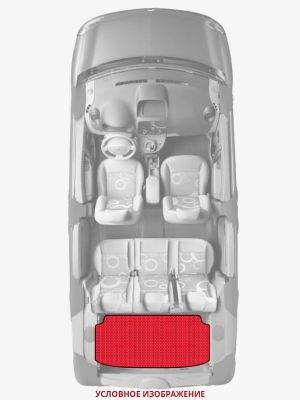 ЭВА коврики «Queen Lux» багажник для Nissan Latio